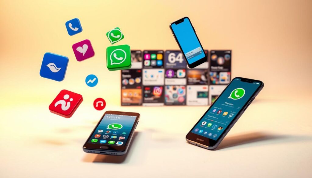 avaliação aplicativos mensagens populares