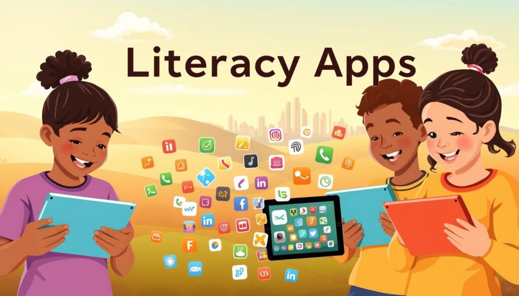 benefícios aplicativos alfabetização