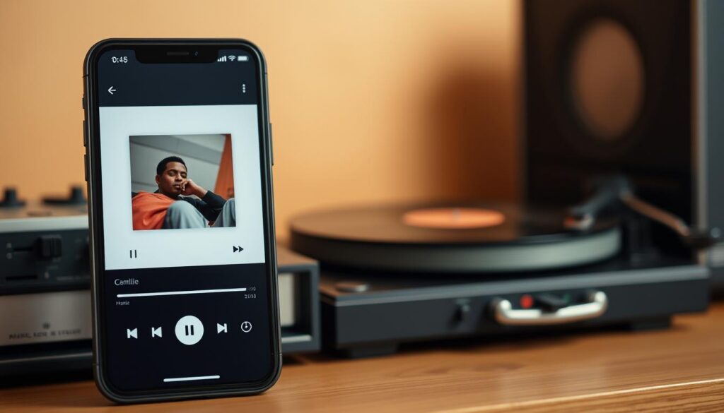 interface intuitiva aplicativos musicais