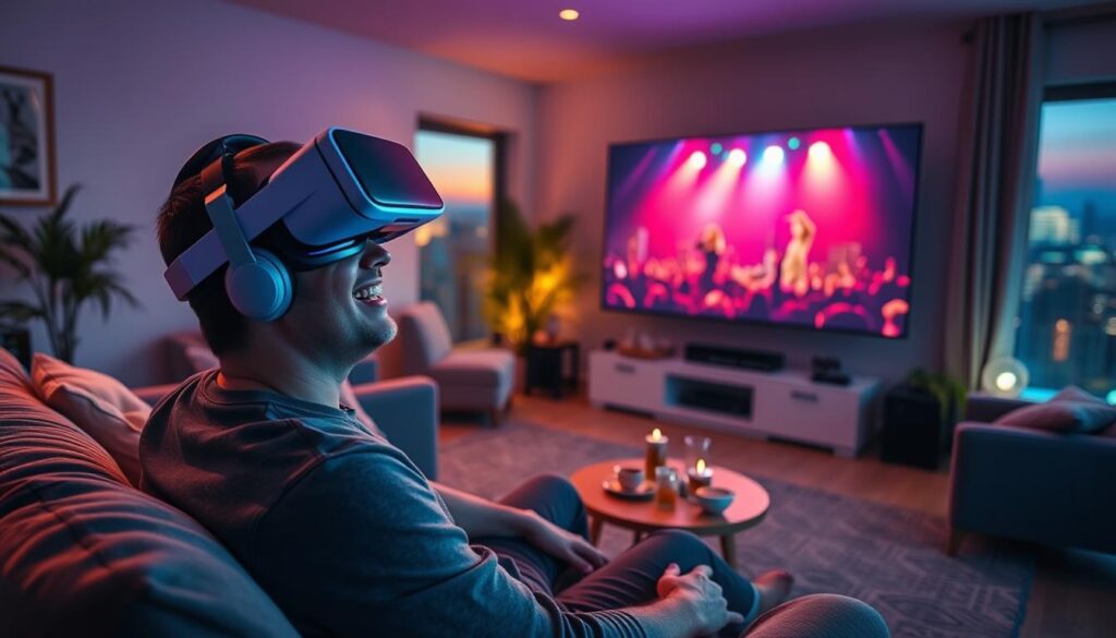 Shows em Realidade Virtual: Assistindo ao seu artista favorito da primeira fila da sua sala.