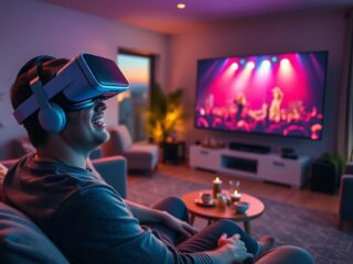 Shows em Realidade Virtual: Assistindo ao seu artista favorito da primeira fila da sua sala.