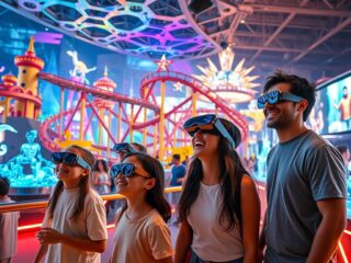 Experiências imersivas: Onde encontrar os melhores parques de diversão AR.