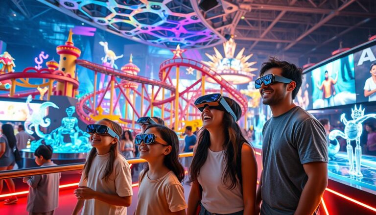 Experiências imersivas: Onde encontrar os melhores parques de diversão AR.