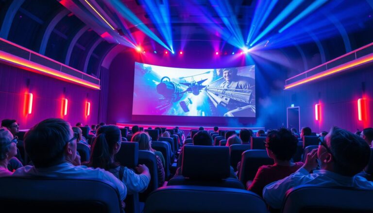 Cinema Imersivo: Como as salas 4D evoluíram para experiências sensoriais completas.