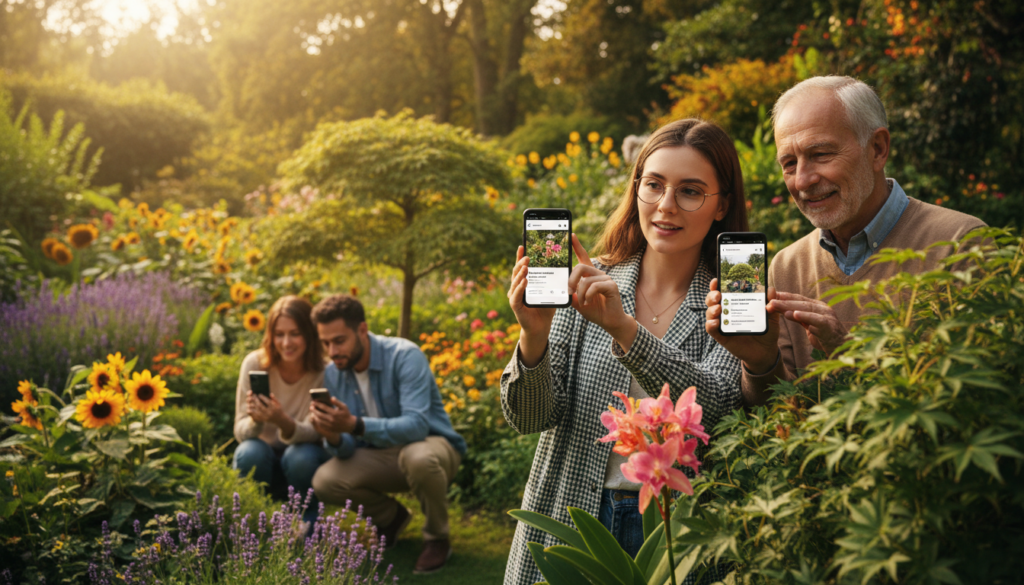 Identificar plantas com aplicativos
