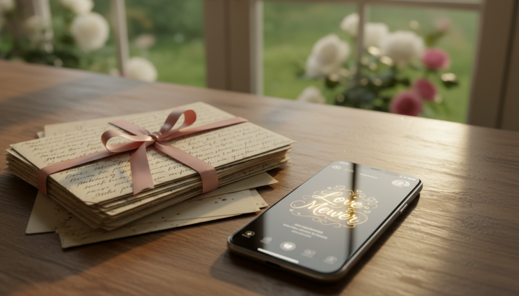 aplicativo versus cartas tradicionais