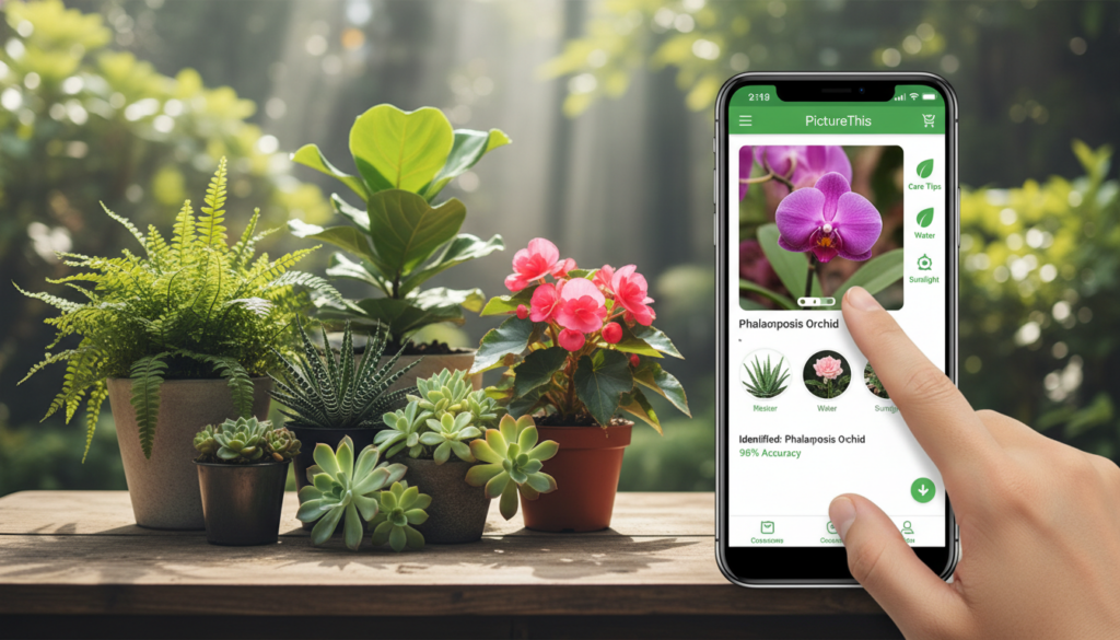 Identifique plantas com app gratuito