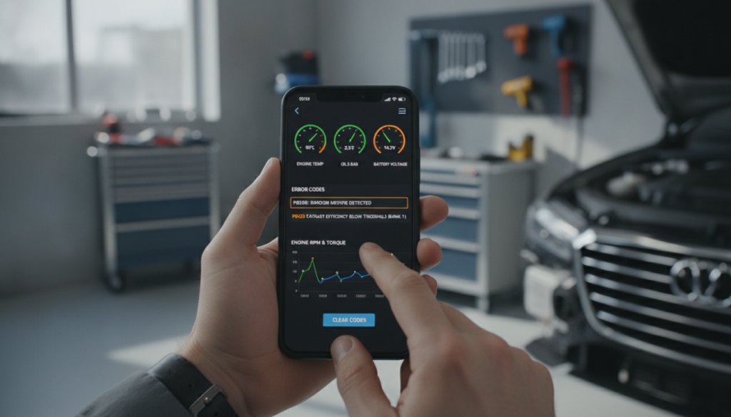 Descubra problemas no seu carro com app scanner