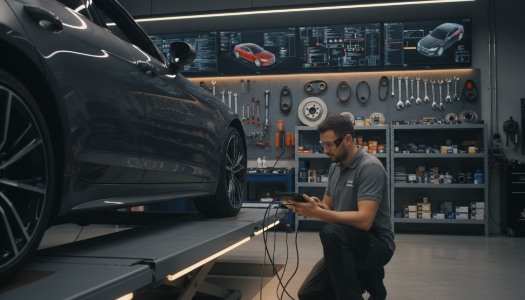 diagnóstico digital para manutenção preventiva do carro