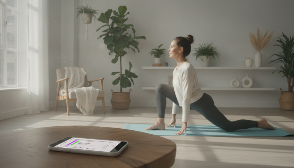 rotinas alongamento personalizadas no aplicativo Daily Yoga