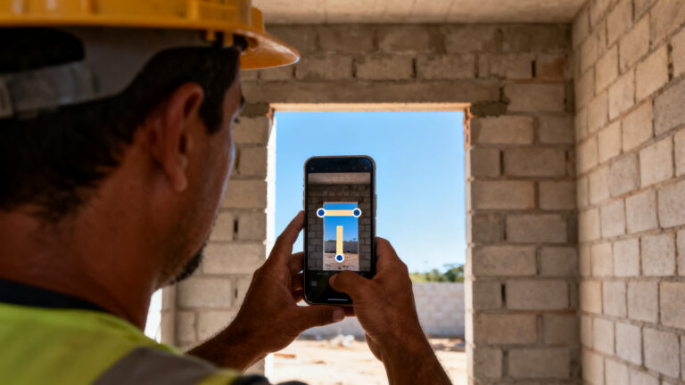 Anotar medidas na foto: o app que evita material errado na obra