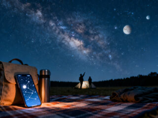 Identificar estrelas e planetas com o celular