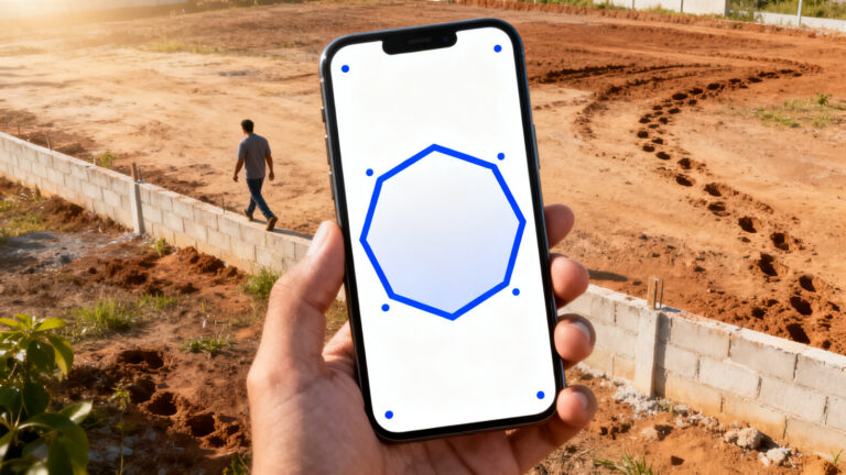 Medir terreno pelo celular antes de fechar a empreitada