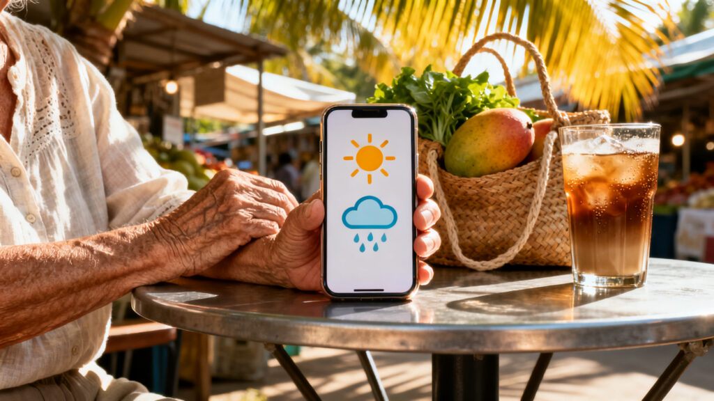 Previsão do tempo no celular: o app com 55 idiomas