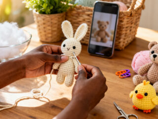 Amigurumi para iniciantes: bichinhos de crochê pelo celular