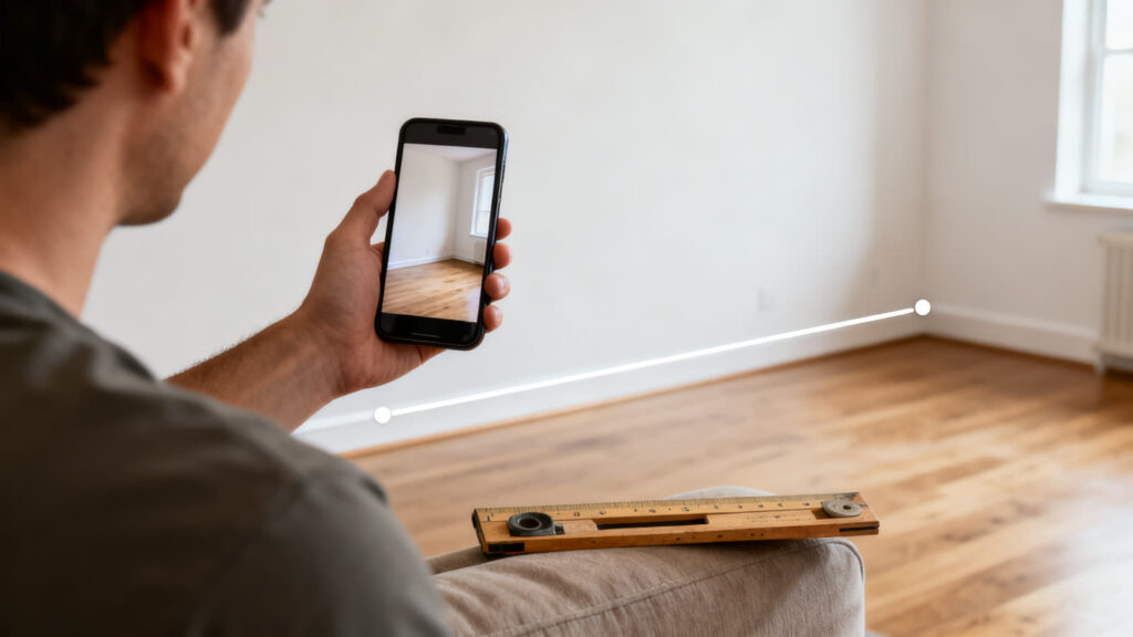 Apps de fita métrica digital: AR Ruler ou CamToPlan?